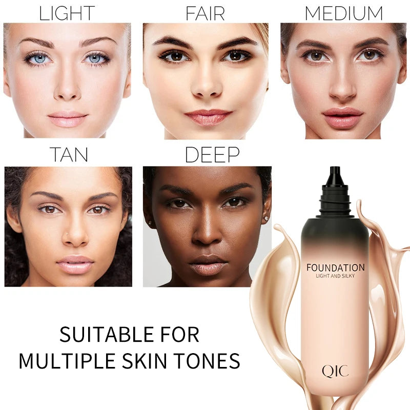 Liquid foundation, waterproof