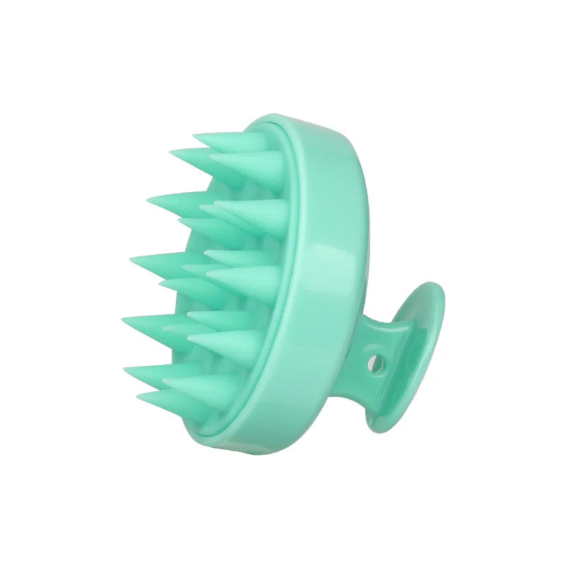 Silicone shampoo brush