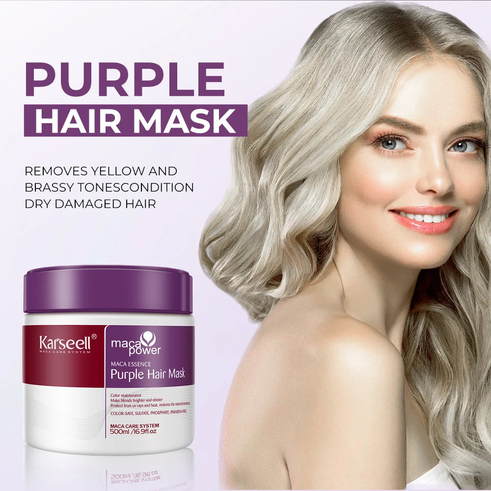 purple hair mask