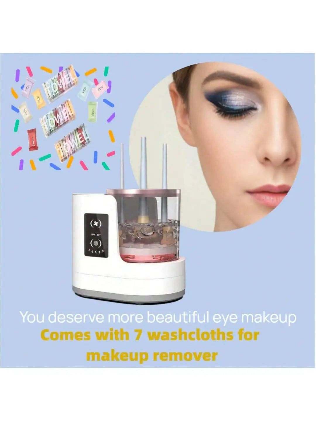 Electric Makeup Brush Cleaner