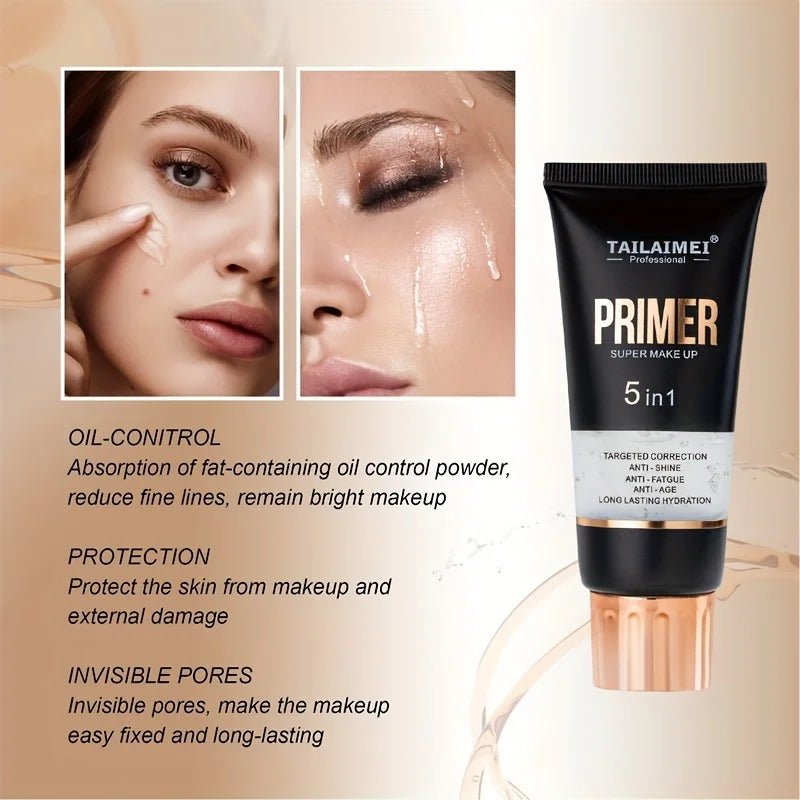 Transparent waterproof gel primer