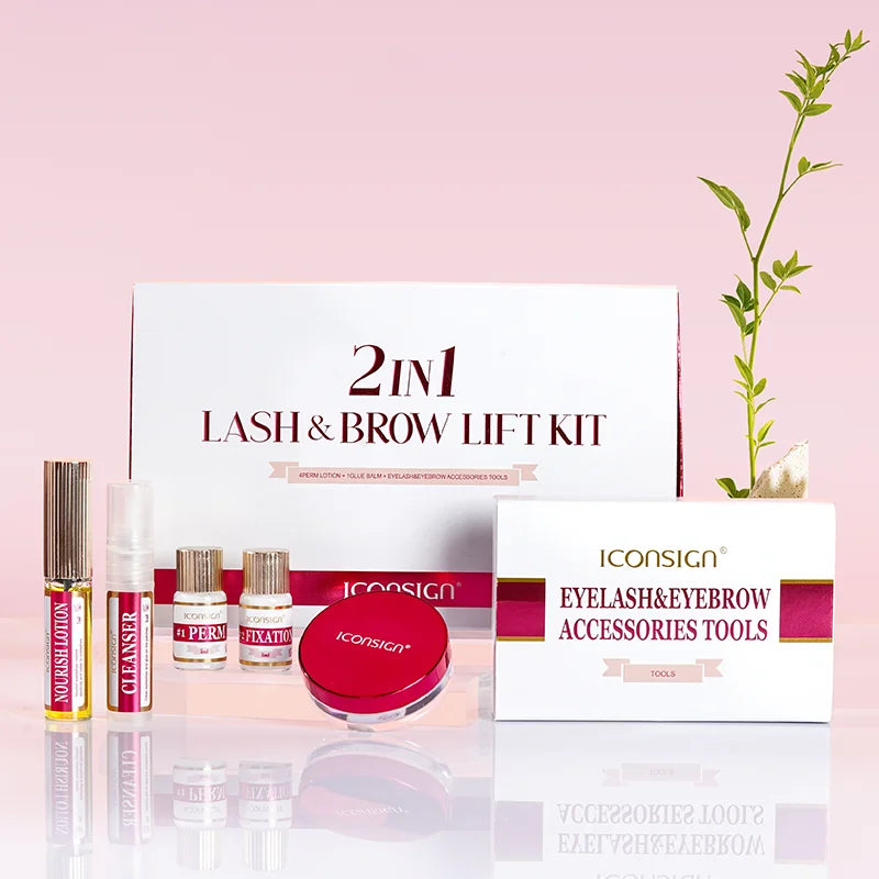 Professional 2-in-1 Eyelash and Brow Lift Kit