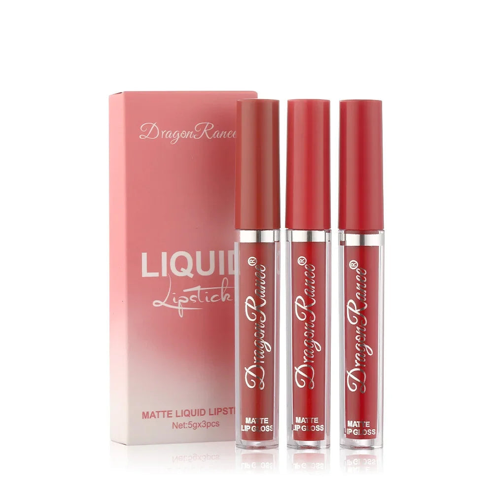 Liquid Lipstick Set, 3 Pieces