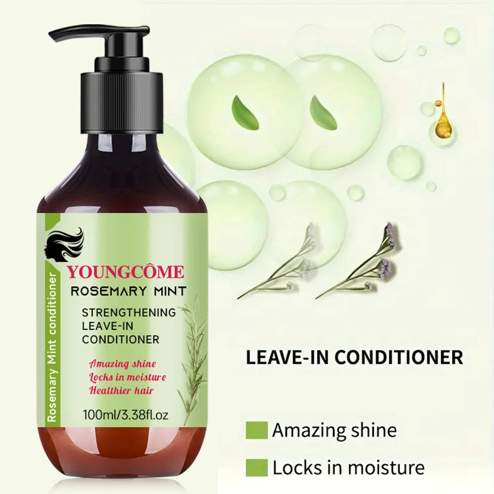 Rosemary and mint oil to strengthen hair