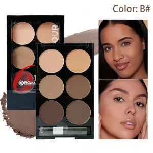 Face Contouring Powder Palette with Brush