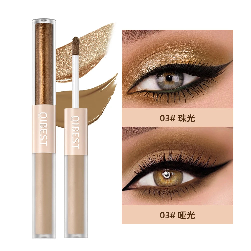 Dual-ended shimmer liquid eyeshadow