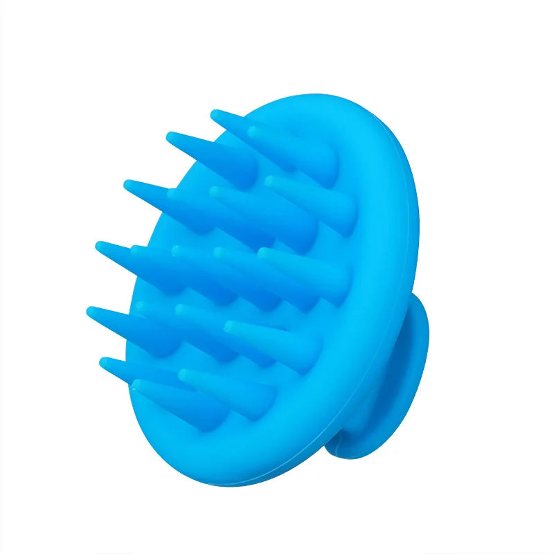 Silicone shampoo brush