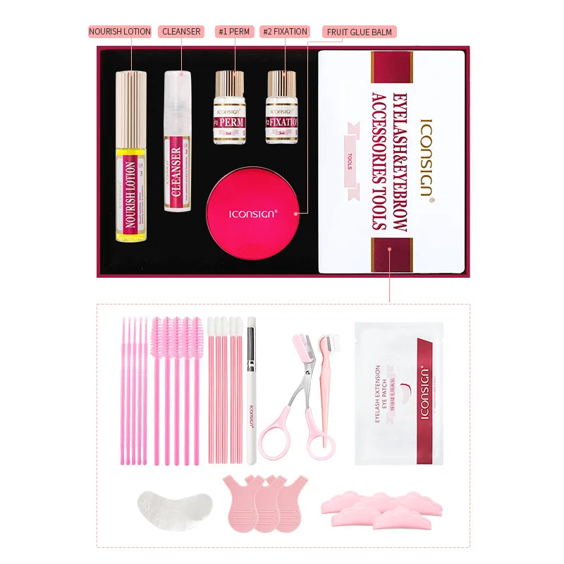 Professional 2-in-1 Eyelash and Brow Lift Kit