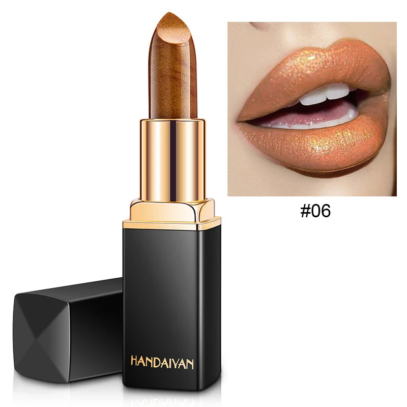 Moisturizing Pearl Lipstick, 9 Colors