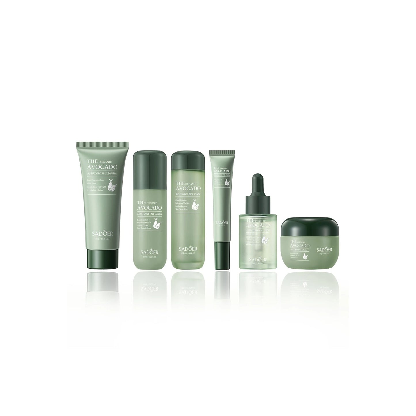 Avocado 6 in 1 Skin Care Set