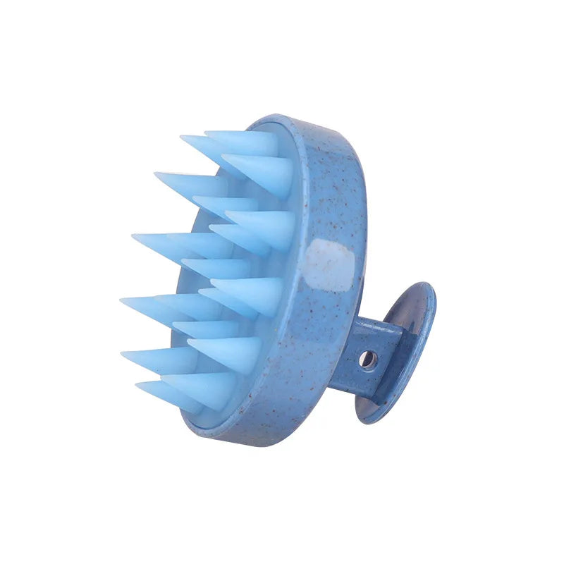 Silicone shampoo brush