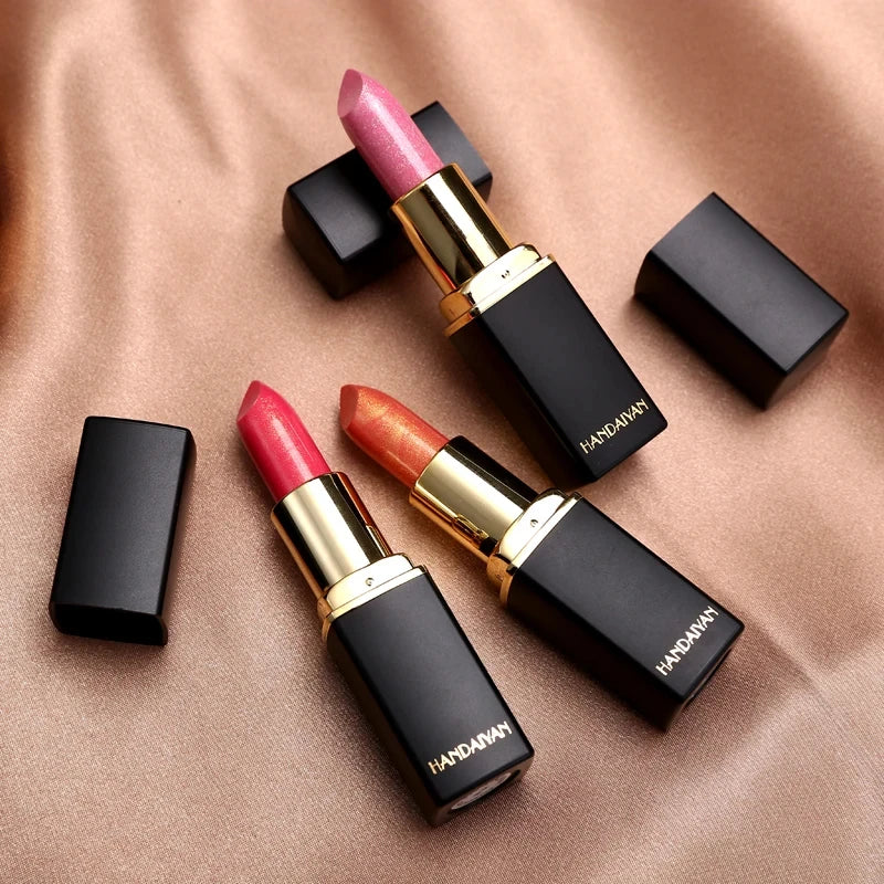 Moisturizing Pearl Lipstick, 9 Colors