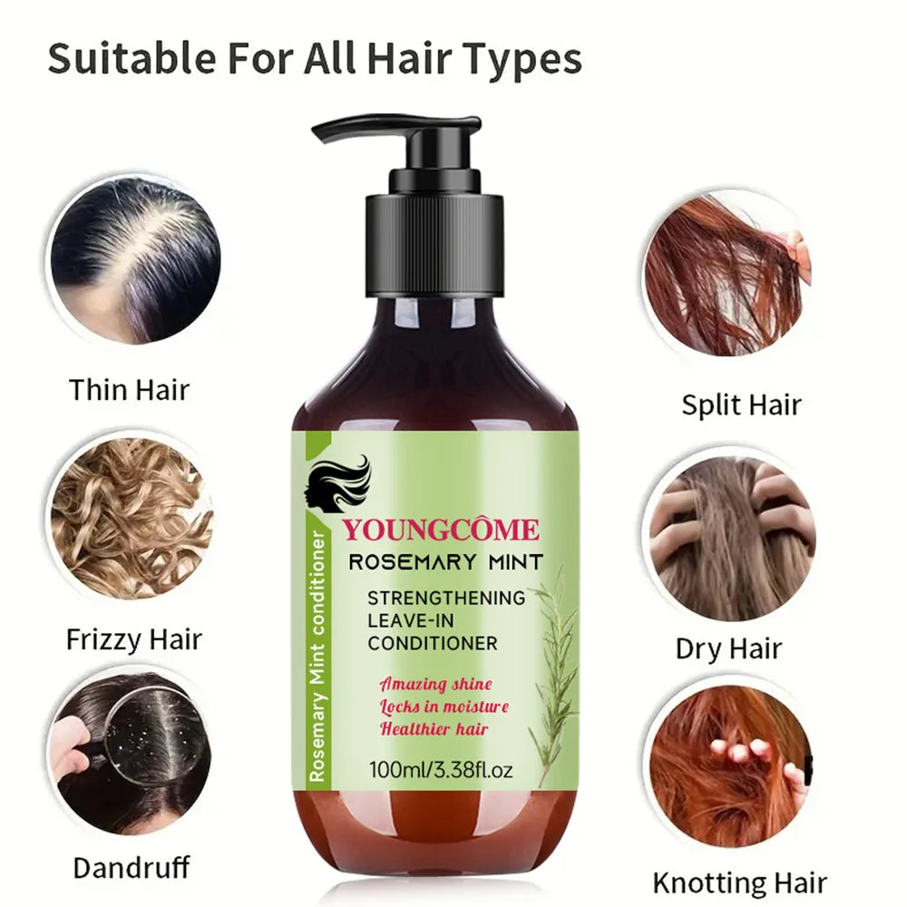 Rosemary and mint oil to strengthen hair