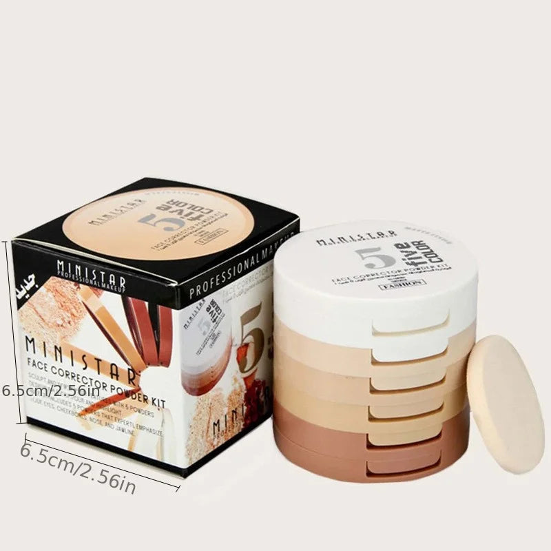 Concealing Powder, 5 Colors