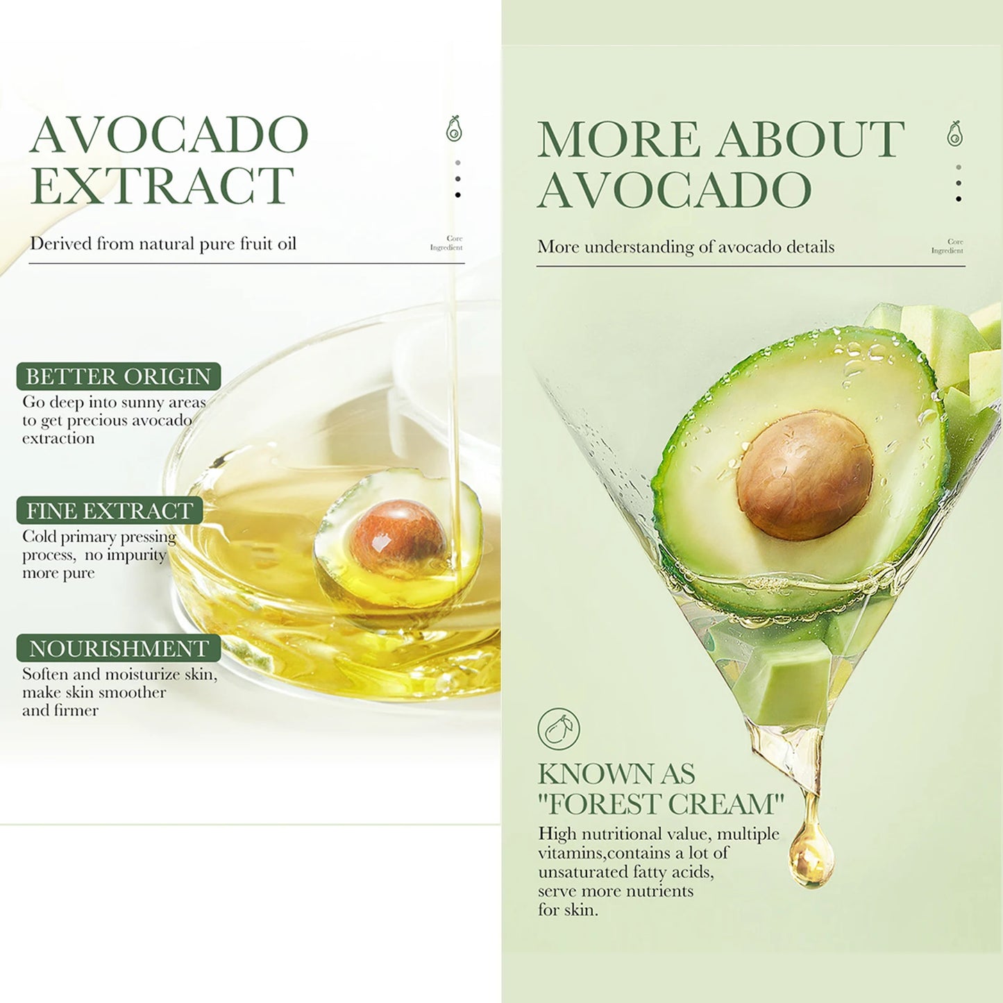 Avocado 6 in 1 Skin Care Set