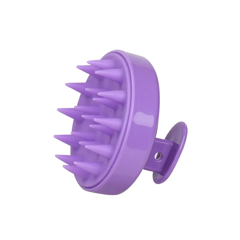 Silicone shampoo brush