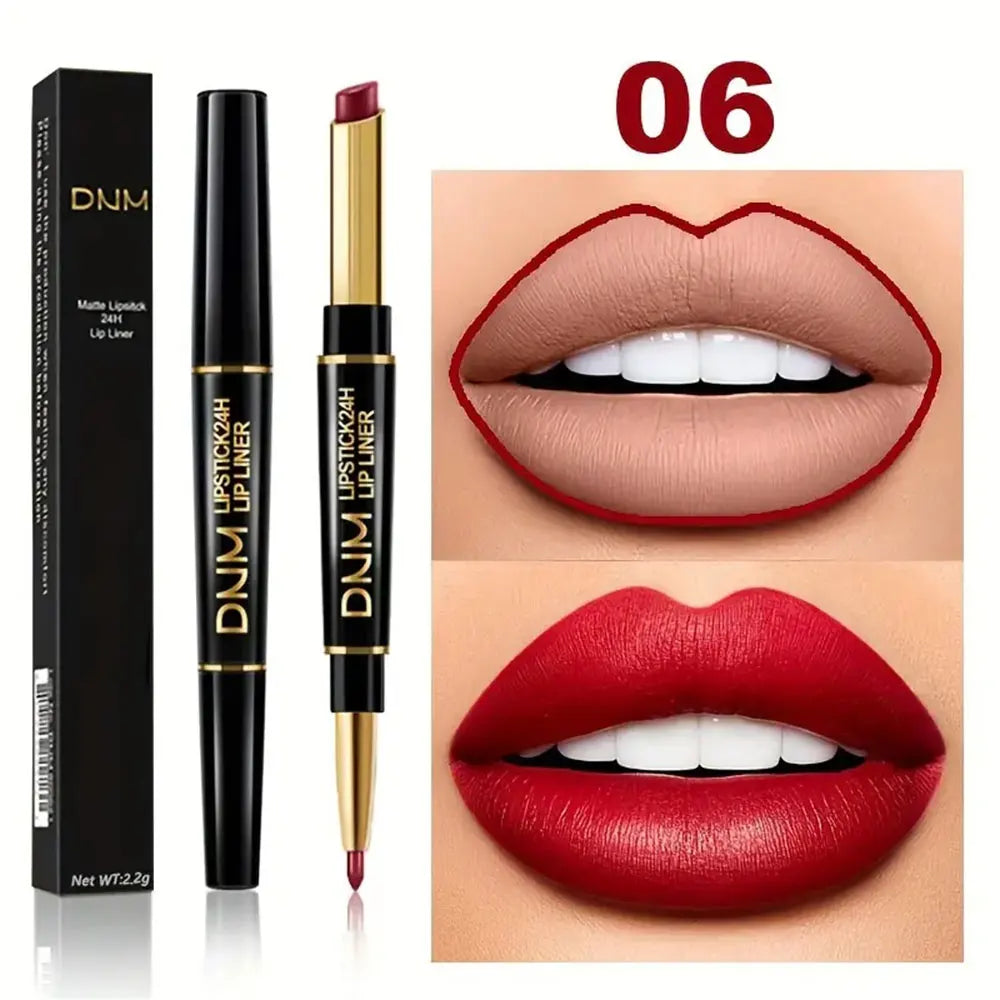 Long-lasting double-ended lipstick