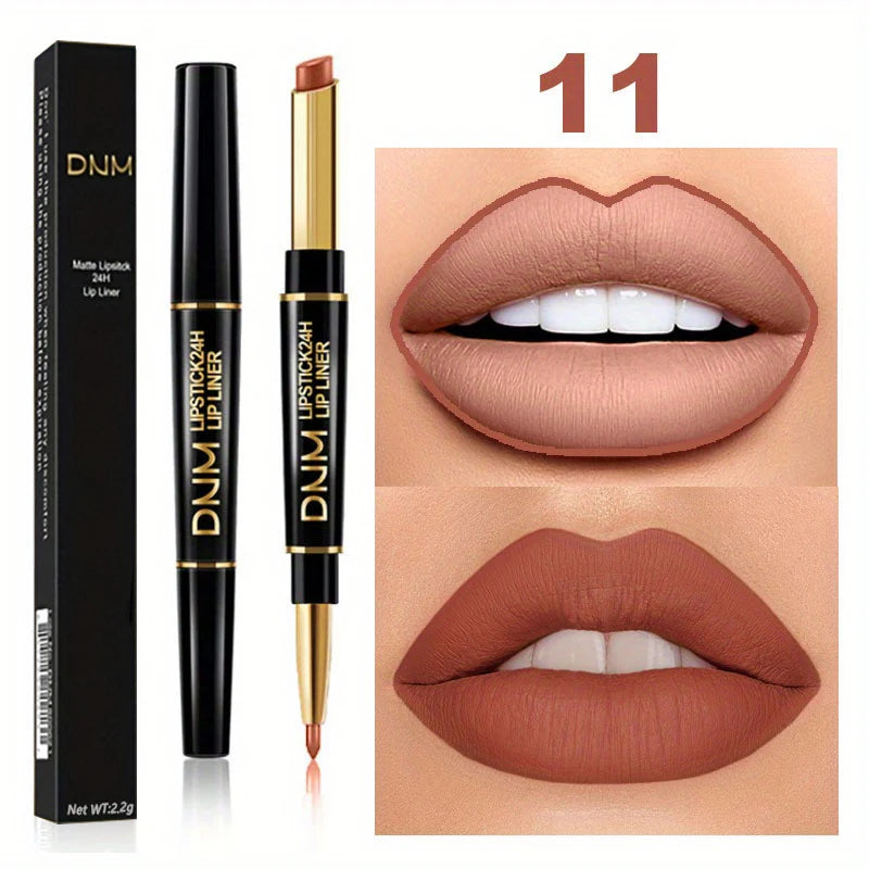 Long-lasting double-ended lipstick