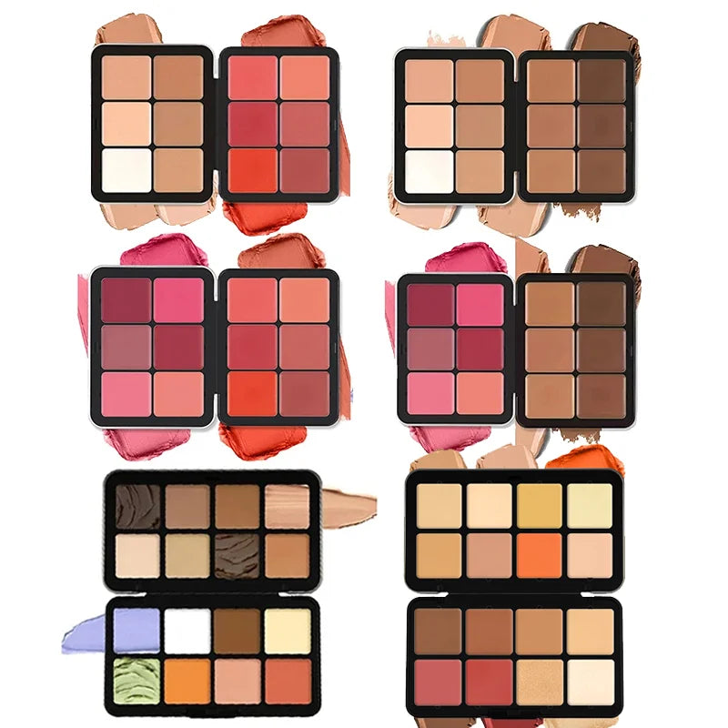 Multi-Color Cream Blush Palette