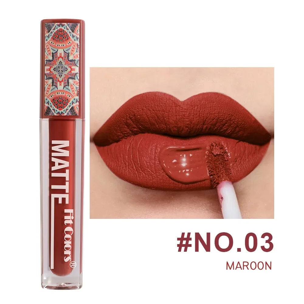 Waterproof Liquid Lipstick, 6 Colors