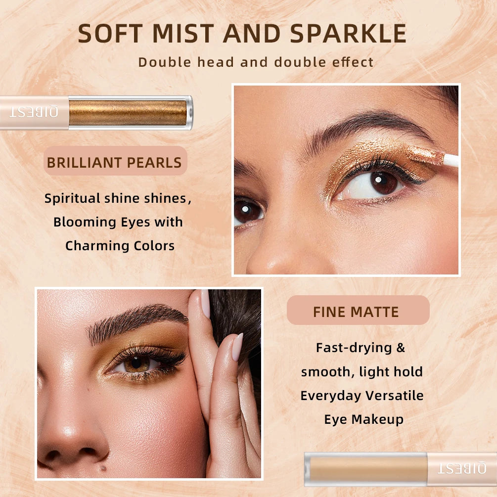 Dual-ended shimmer liquid eyeshadow