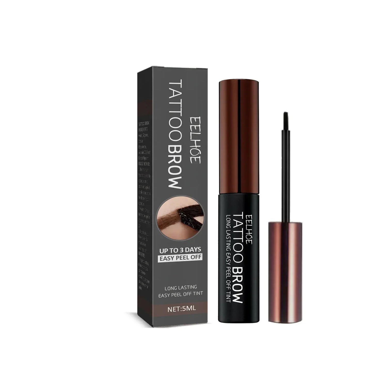 Eyebrow tinting gel, semi-permanent
