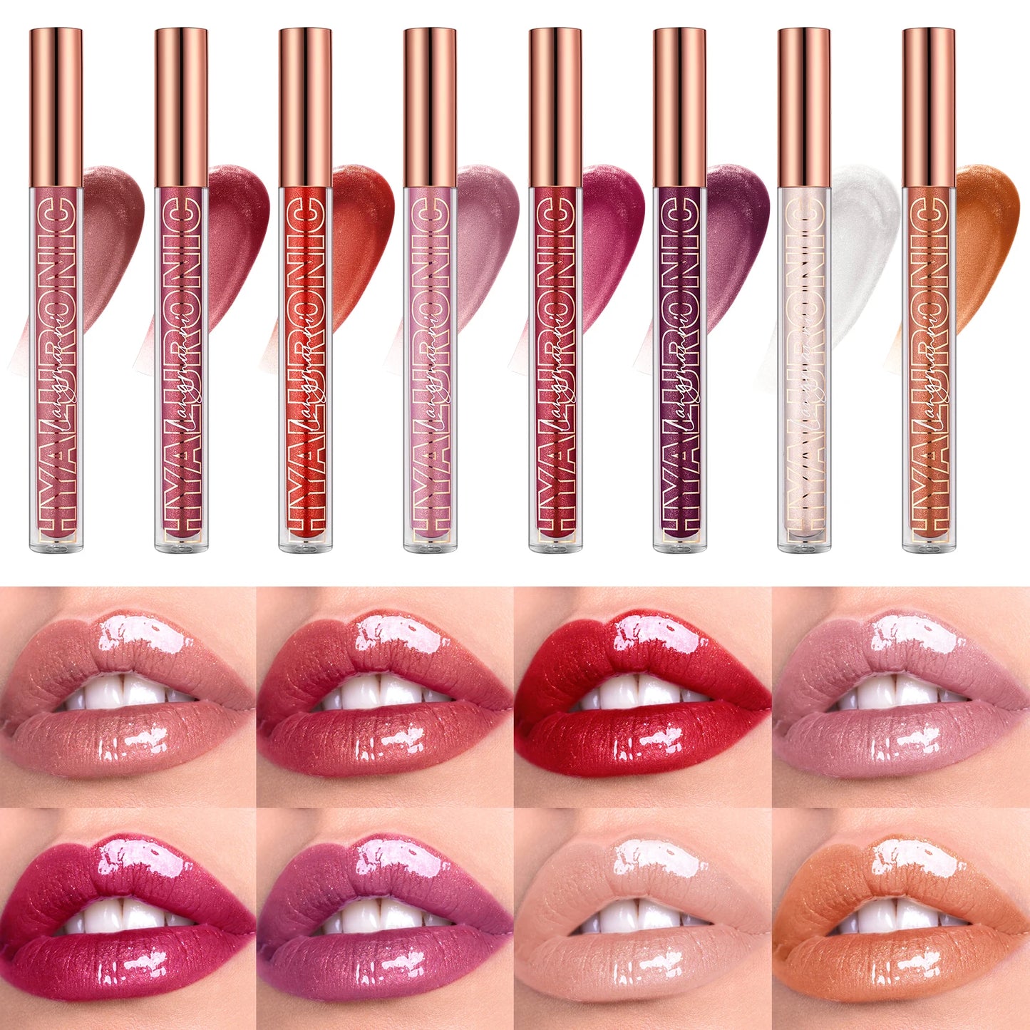 Hyaluronic acid lip gloss