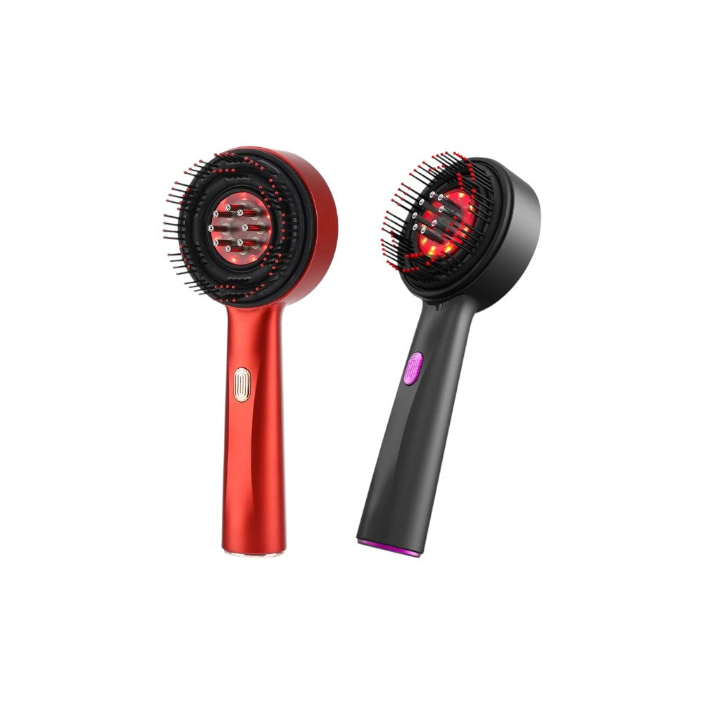 Electric vibrating massage comb
