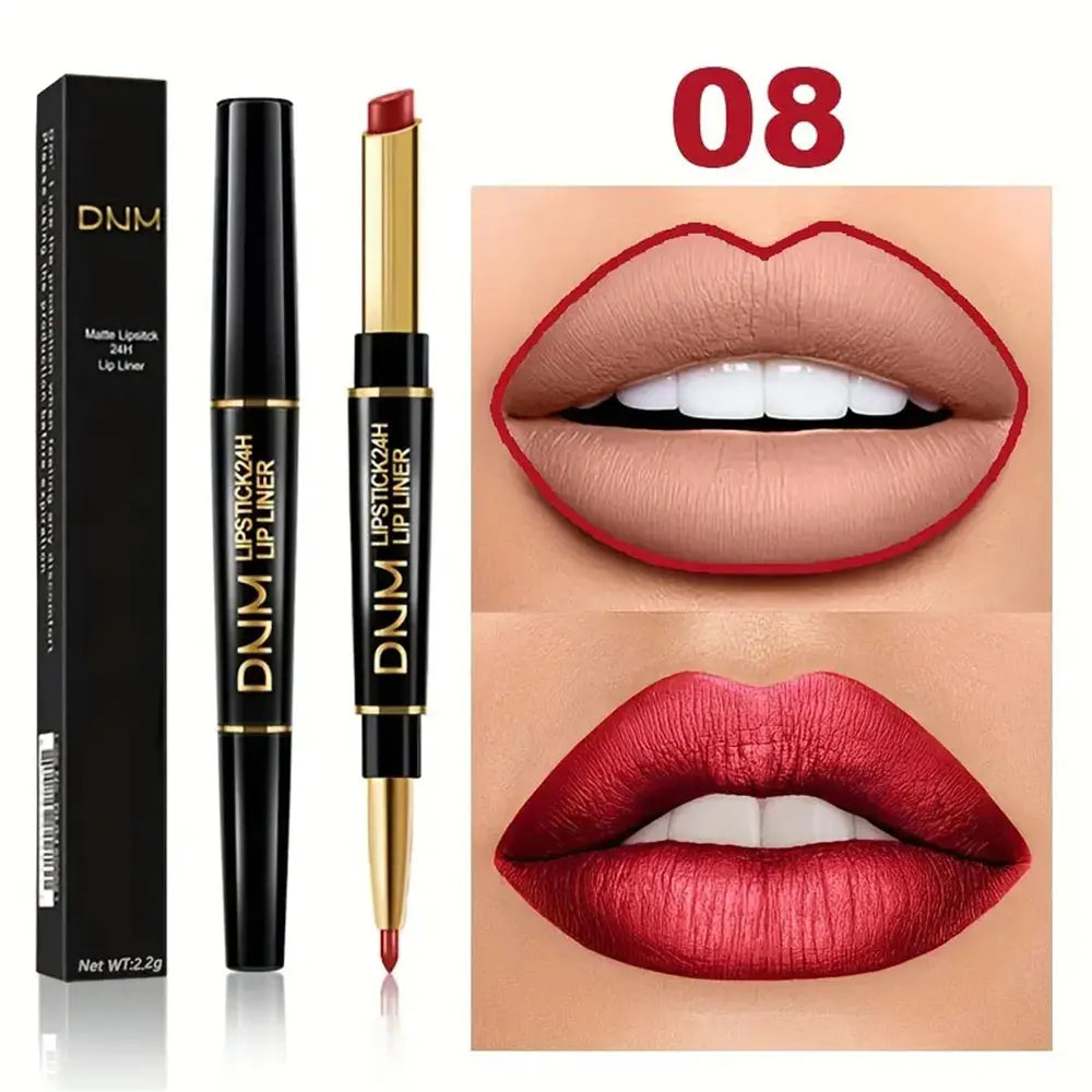 Long-lasting double-ended lipstick
