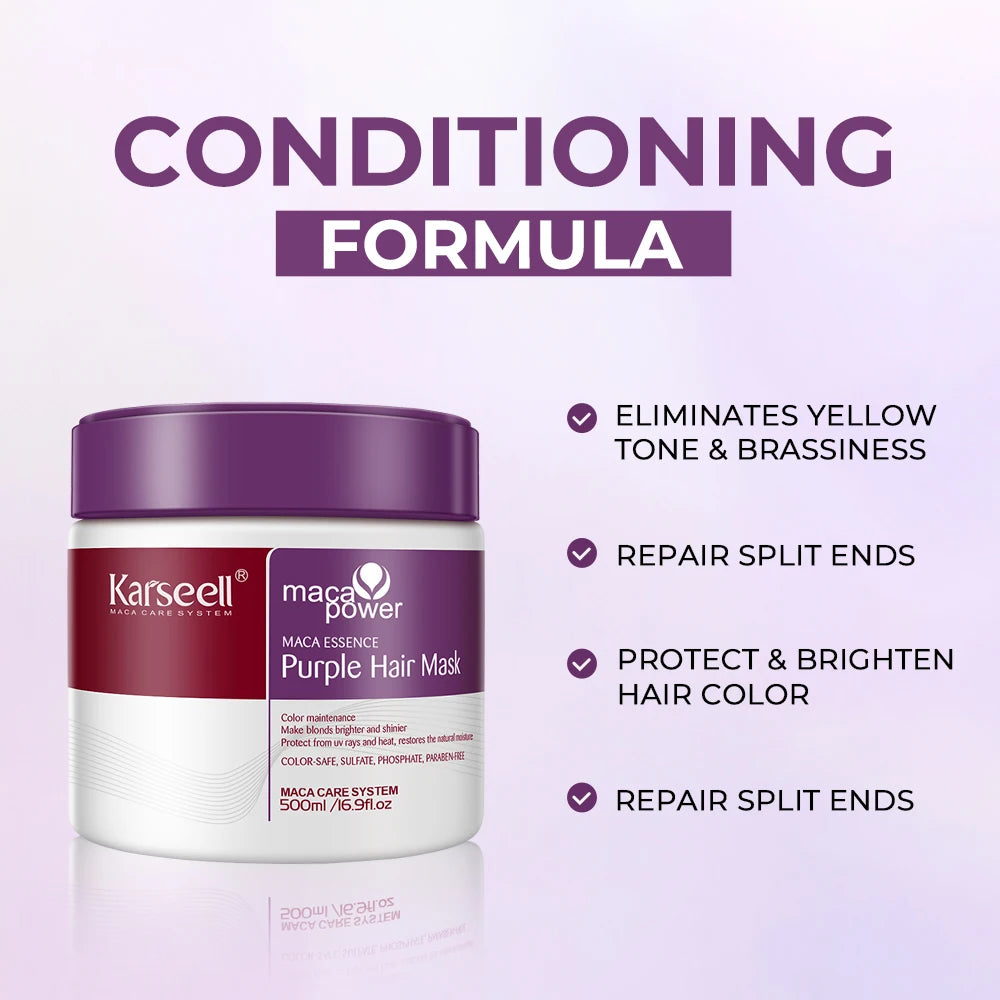 purple hair mask