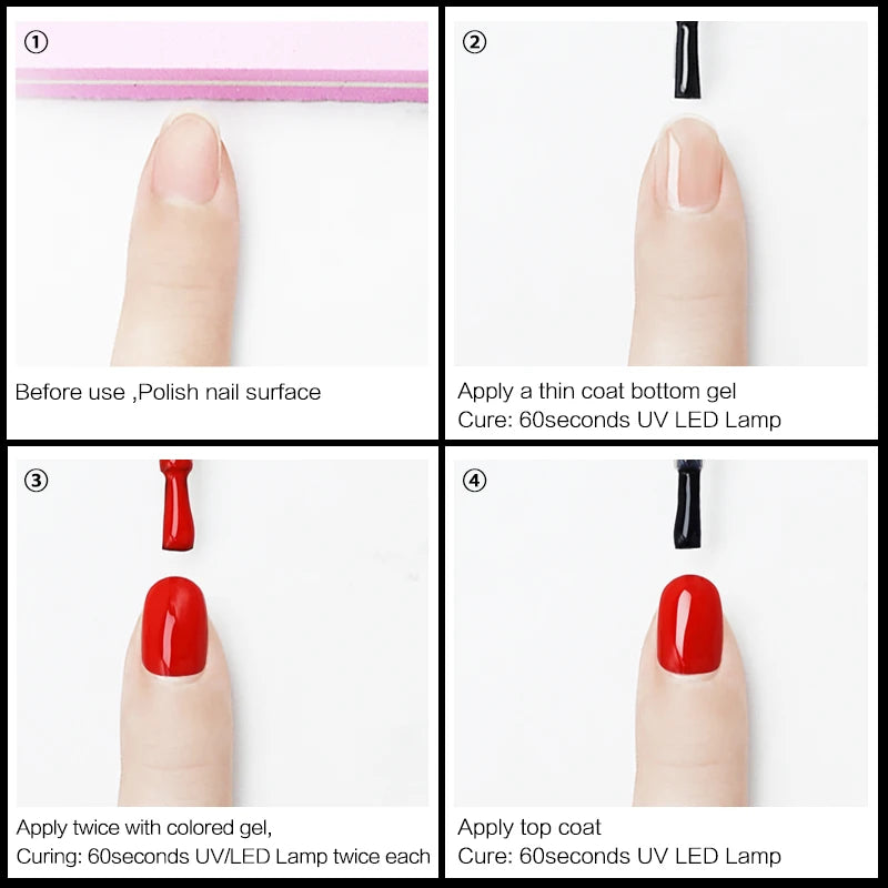 Artistic gel nail polish