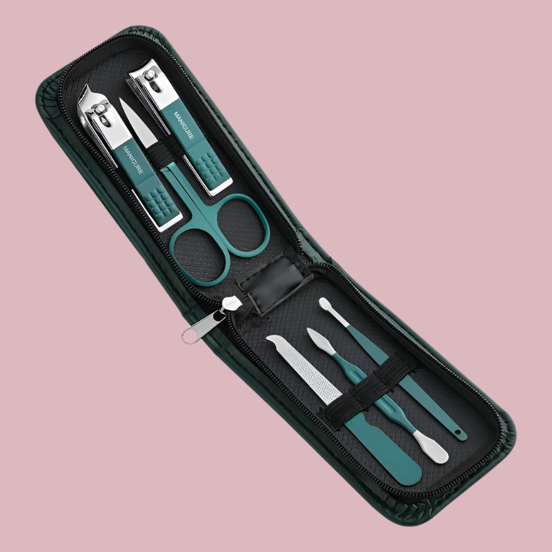 Ensemble de soins des ongles en acier inoxydable