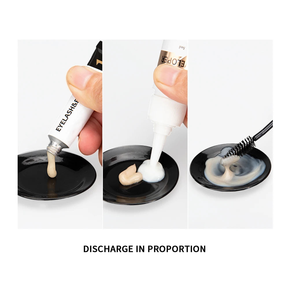 Eyelash and eyebrow tinting kit