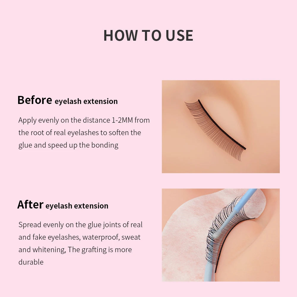 Premium fixative for eyelash extensions