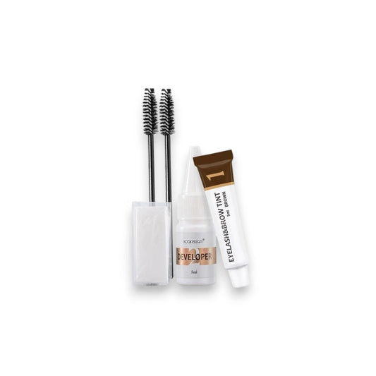 Eyelash and eyebrow tinting kit