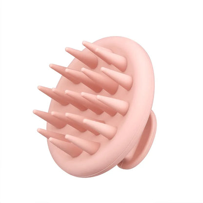 Silicone shampoo brush