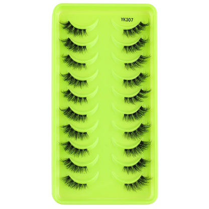 pairs of half eyelashes