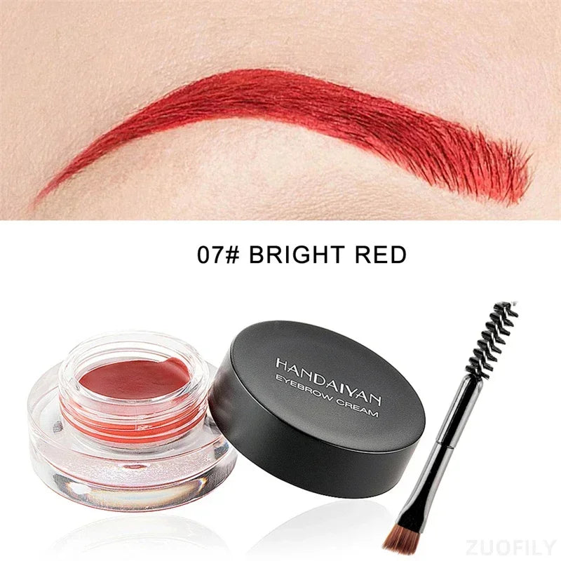 Gel teinté doux pour sourcils avec pinceau à sourcils