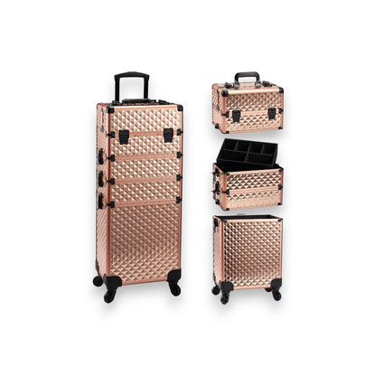 Detachable makeup trolley bag