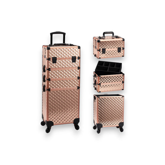 Detachable makeup trolley bag