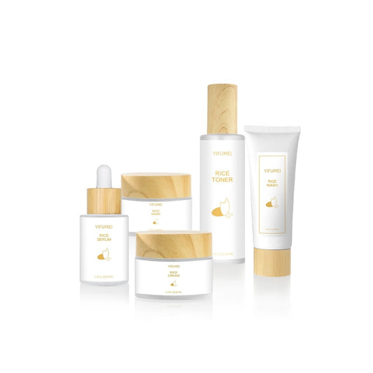 Rice Skin Care Set, 5 Pieces
