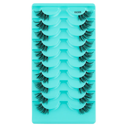 pairs of half eyelashes