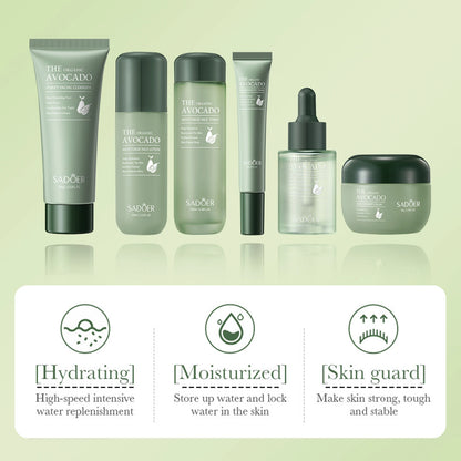 Avocado 6 in 1 Skin Care Set