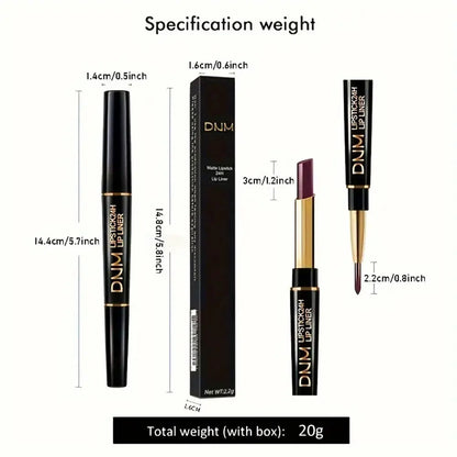 Long-lasting double-ended lipstick