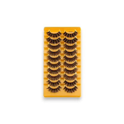 pairs of half eyelashes