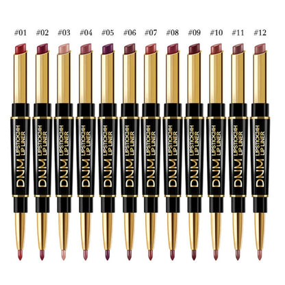 Long-lasting double-ended lipstick
