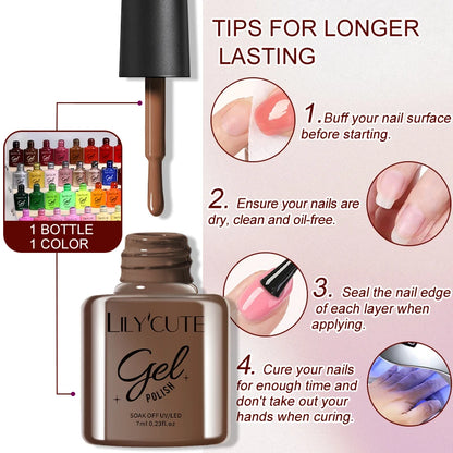 Gel Nail Polish Kit