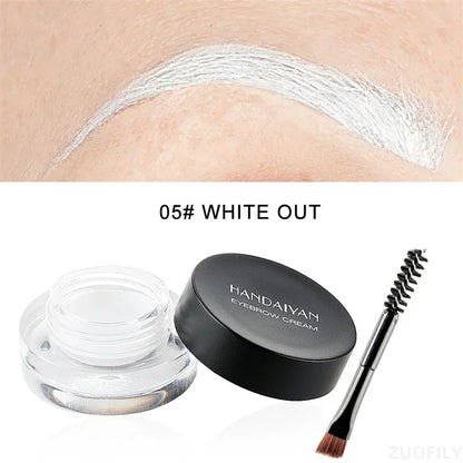 Gel teinté doux pour sourcils avec pinceau à sourcils
