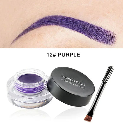 Gel teinté doux pour sourcils avec pinceau à sourcils