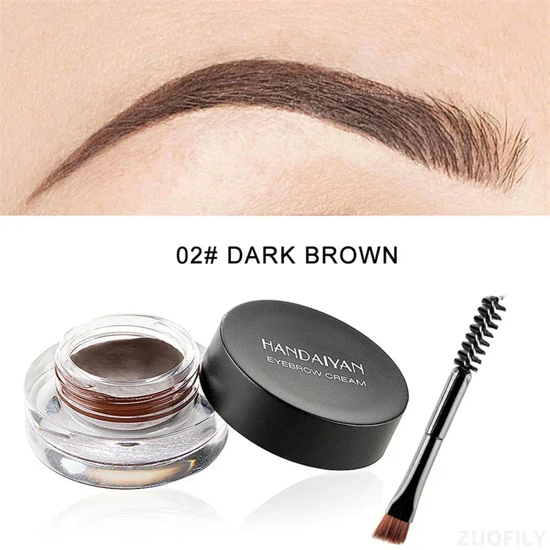 Gel teinté doux pour sourcils avec pinceau à sourcils